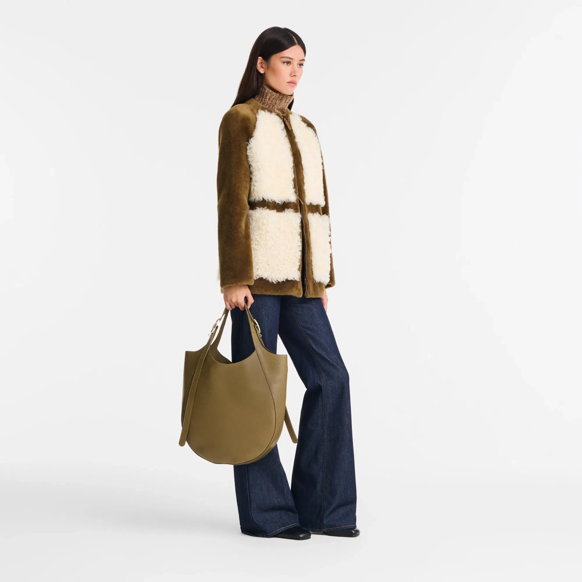 Longchamp Le Foulonné XL Tote bag Caper