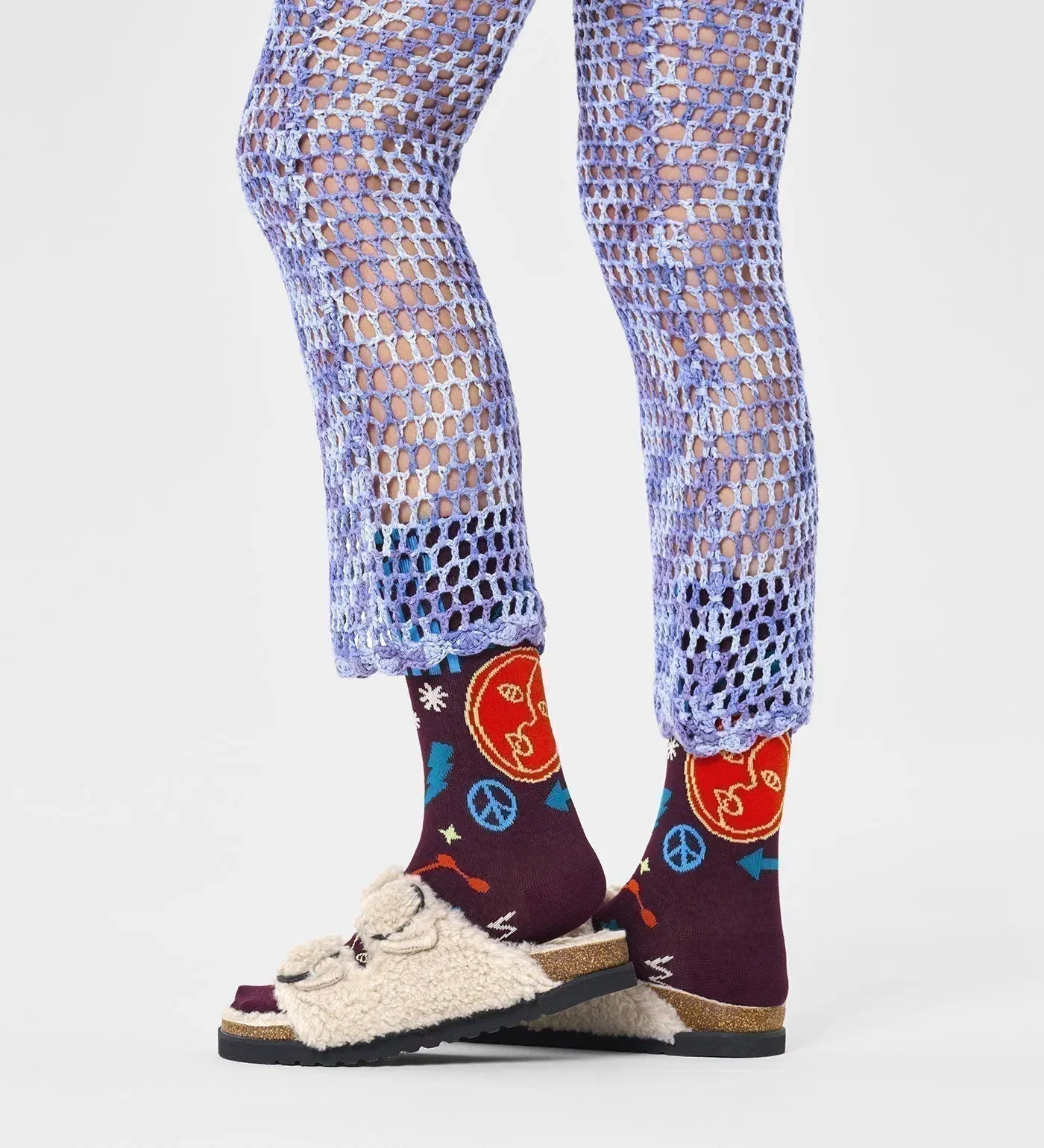 Happy Socks Unisex Gemini Crew Length Socks for Women and Men