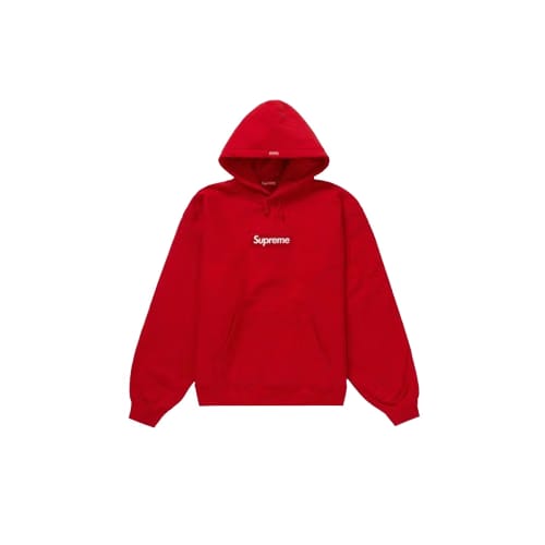 Supreme Box Logo Hoodie (FW23) Red