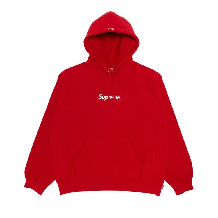 Supreme Box Logo Hoodie (FW23) Red