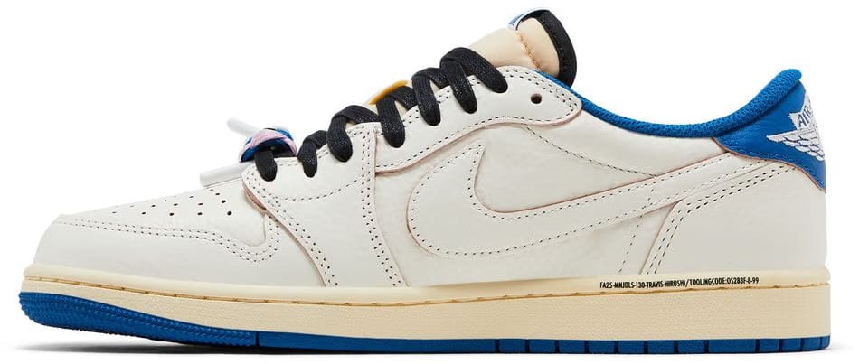 Jordan 1 Retro Low OG SP Fragment x Travis Scott Sail Military Blue