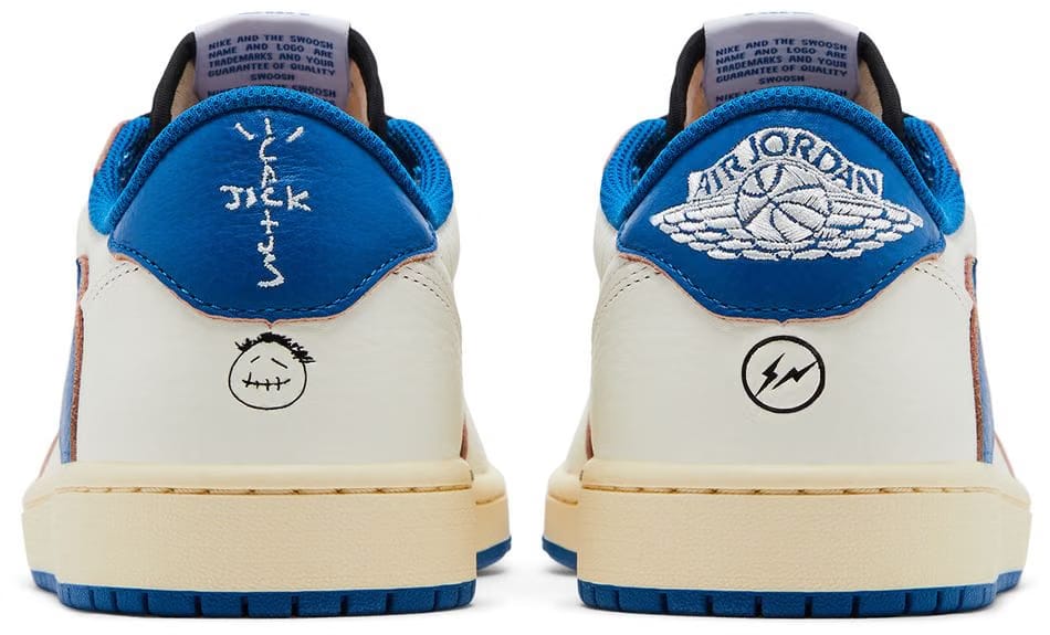 Jordan 1 Retro Low OG SP Fragment x Travis Scott Sail Military Blue
