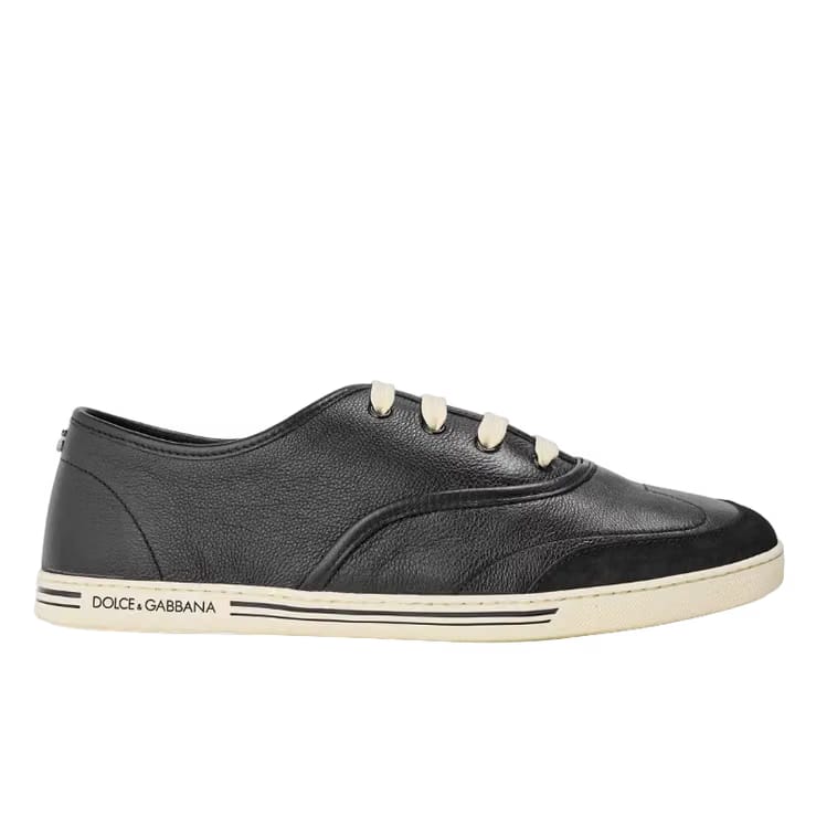 DOLCE AND GABBANA Men's Low Trainers 'Nero/Nero'