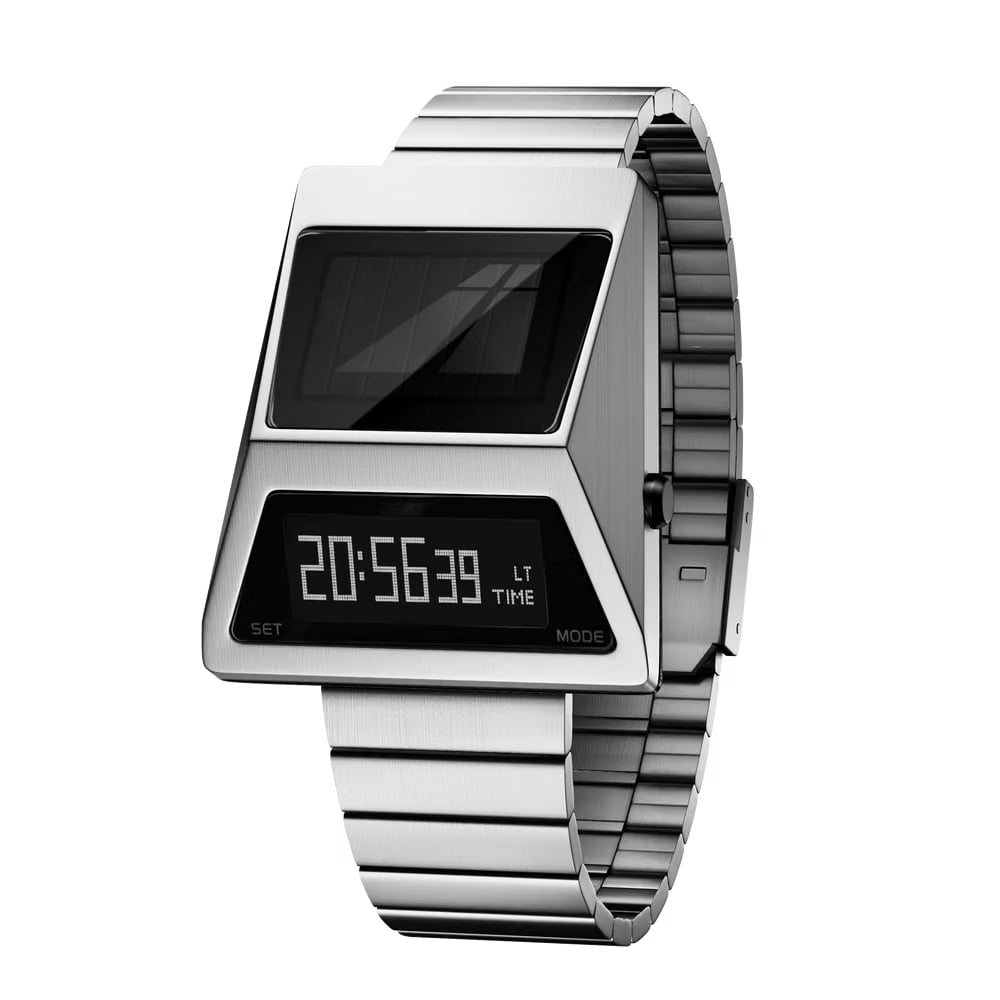 CYBERTRUCK S3000 Solar Digital Watch (SilverEdition)