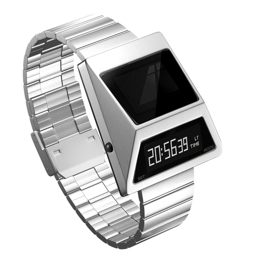 CYBERTRUCK S3000 Solar Digital Watch (SilverEdition)