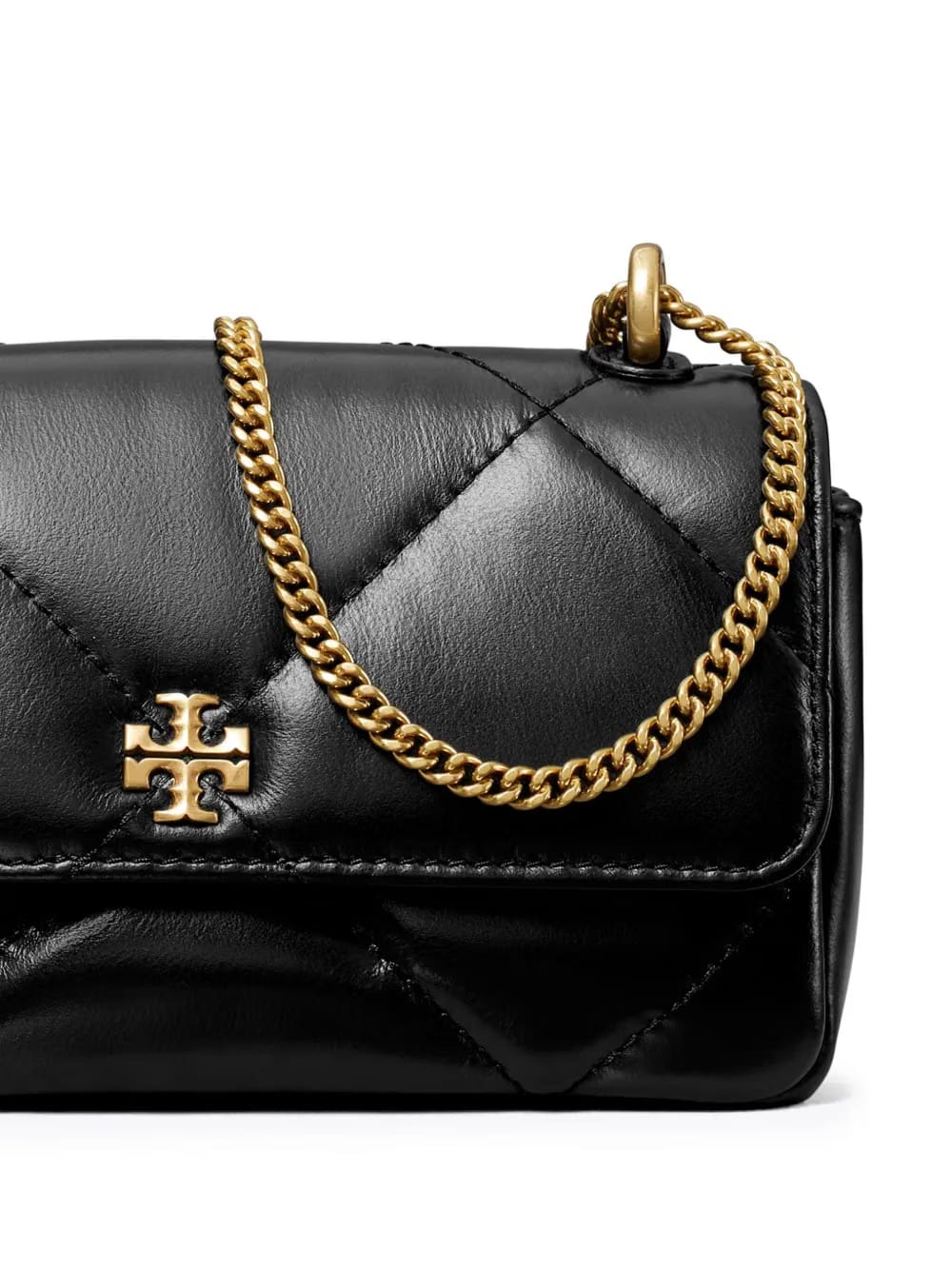 mini Kira diamond-quilted flap bag