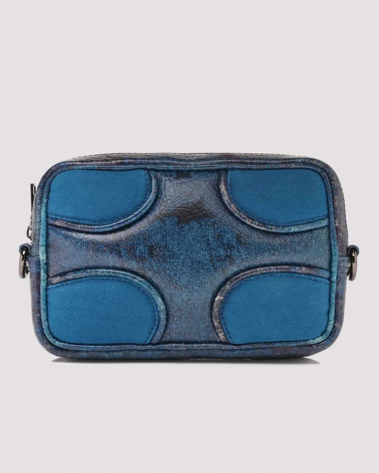 Muddled Unisex Sling Bag - Cracked Indigo