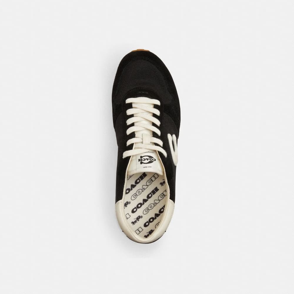 Men's Coach Retro Runner Black Chalk