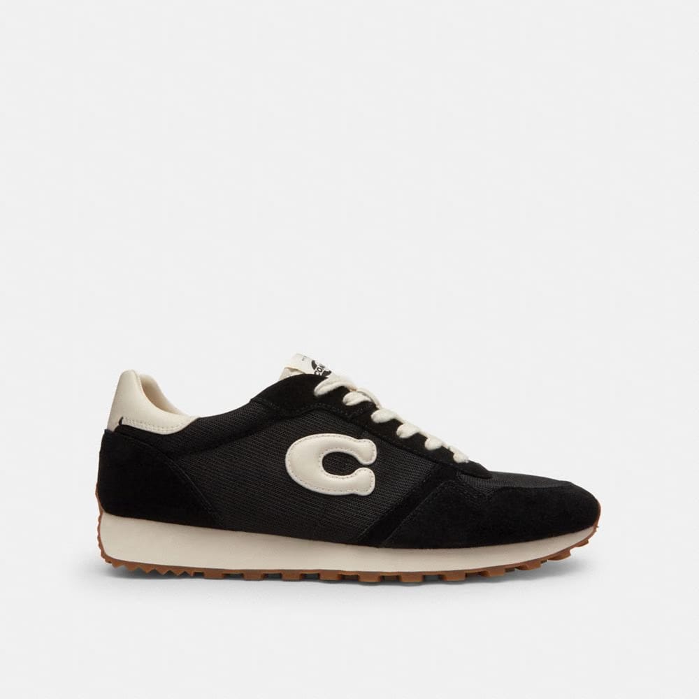 Men's Coach Retro Runner Black Chalk