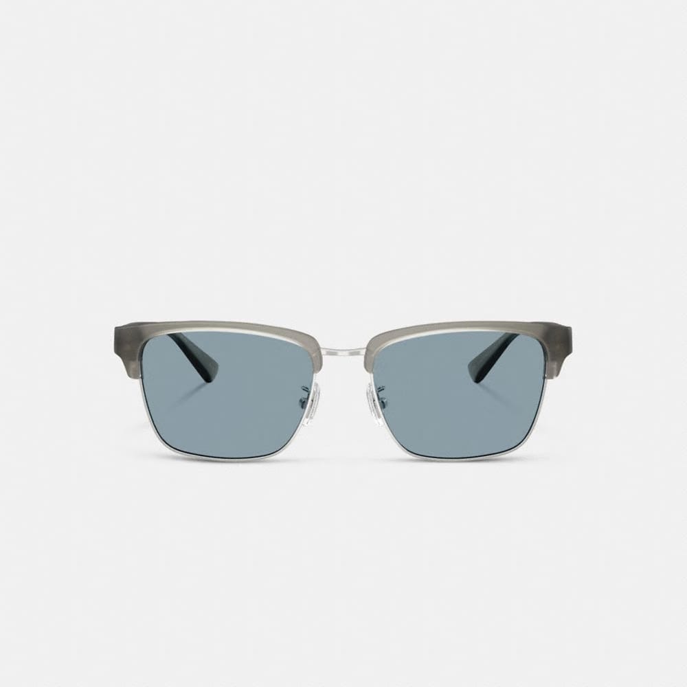 Coach Coach Script Square Sunglasses Matte Grey