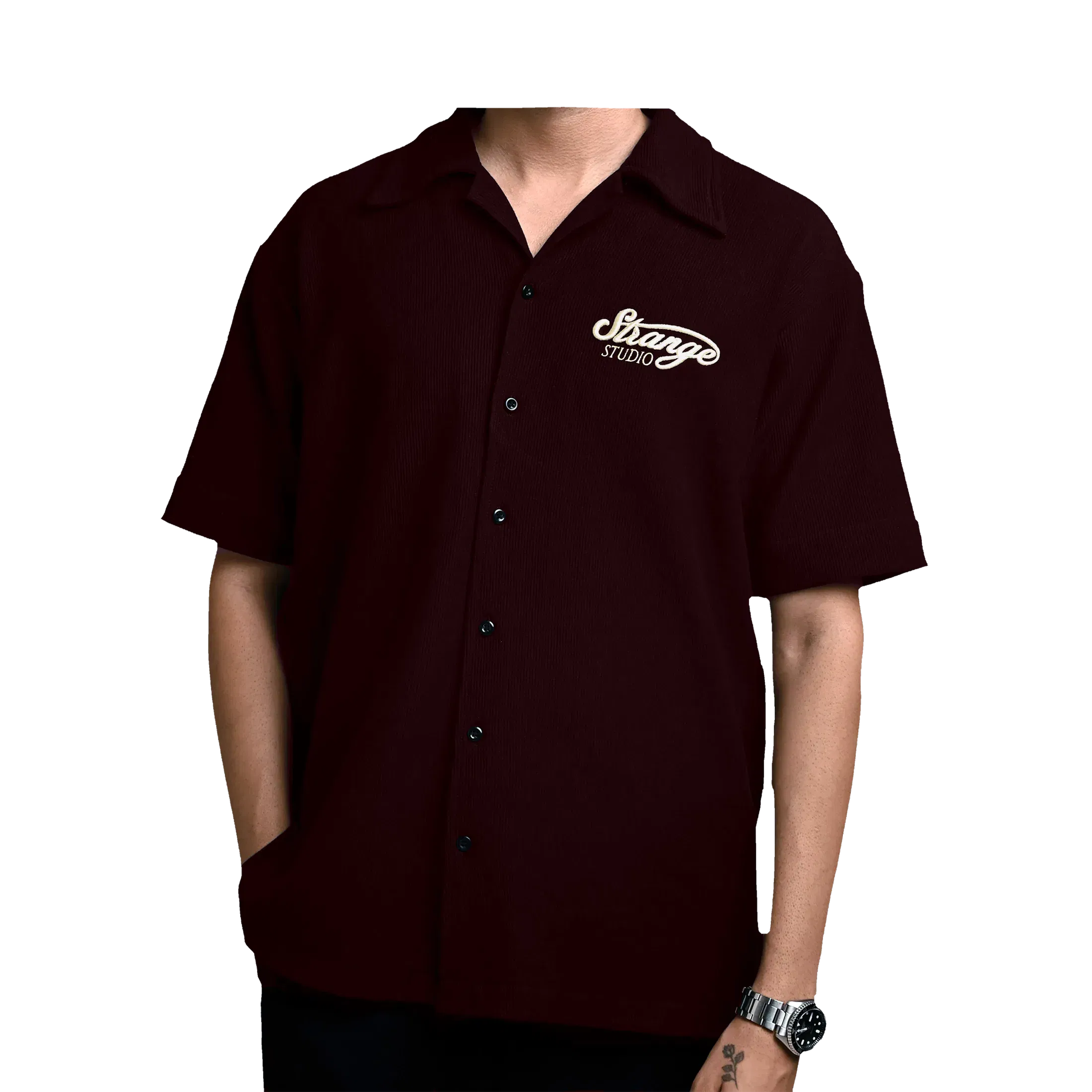 BURGUNDY RESORT SHIRT