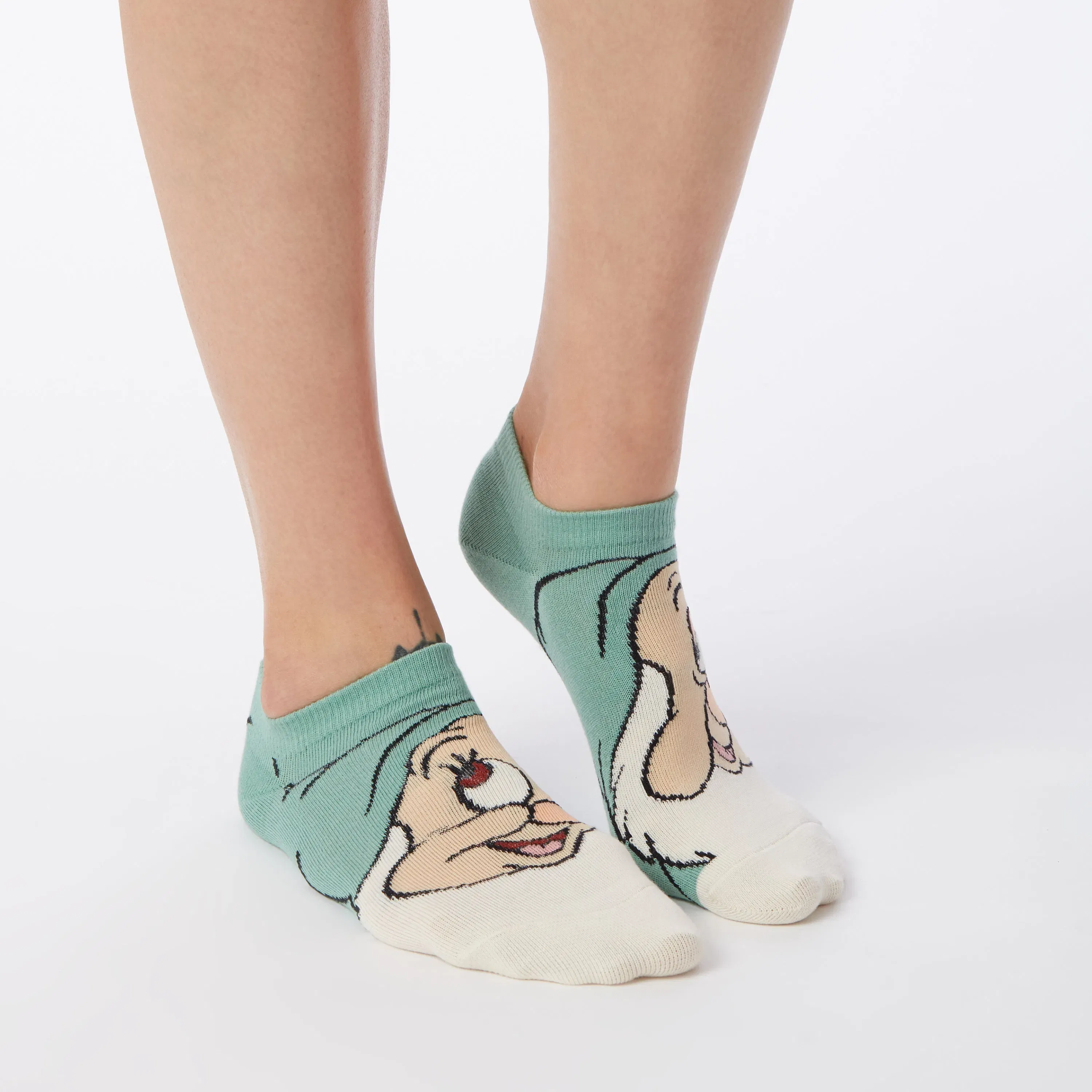 Women's Disney Snow-White Dwarfs Themed Ankle Socks