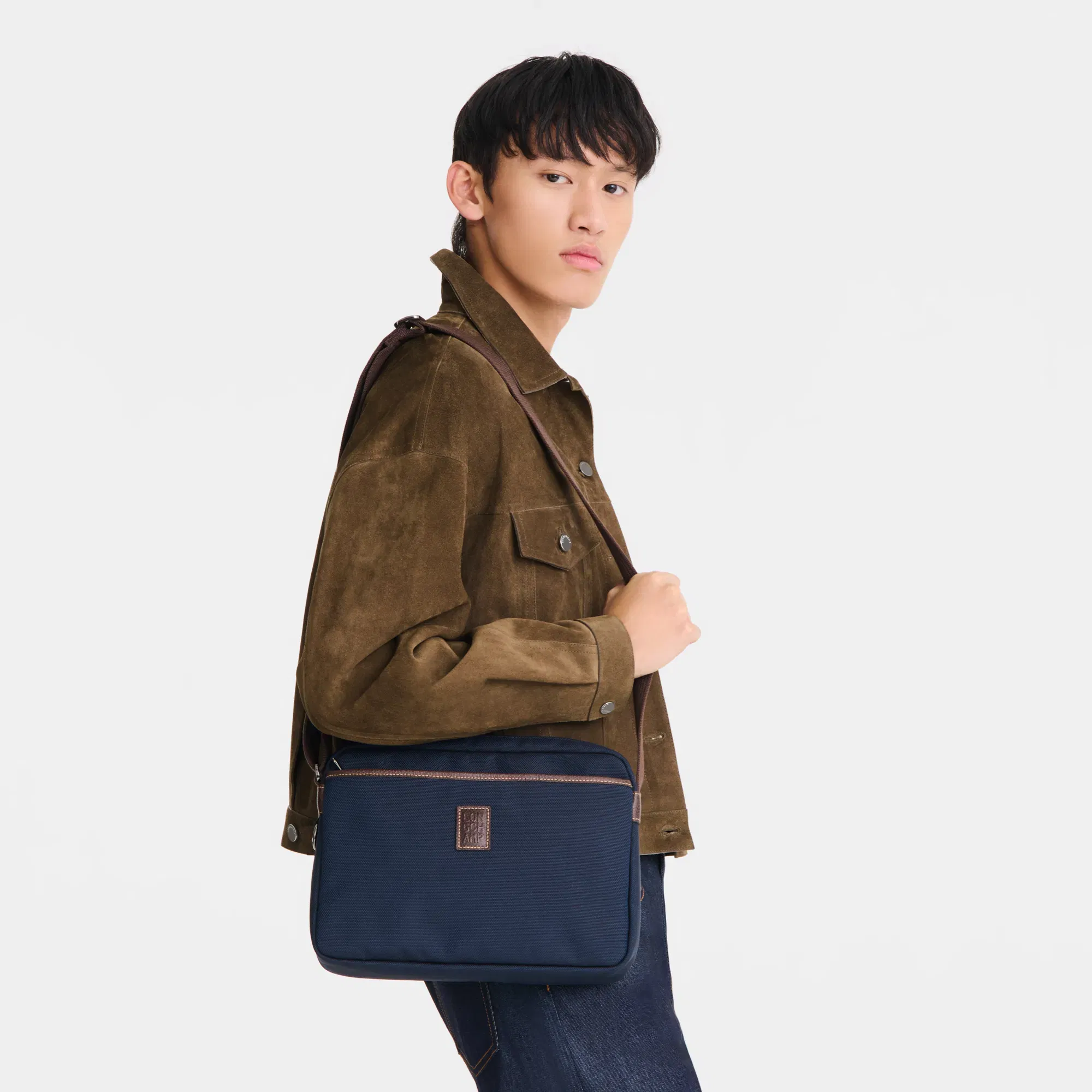Longchamp Boxford M Camera bag Blue