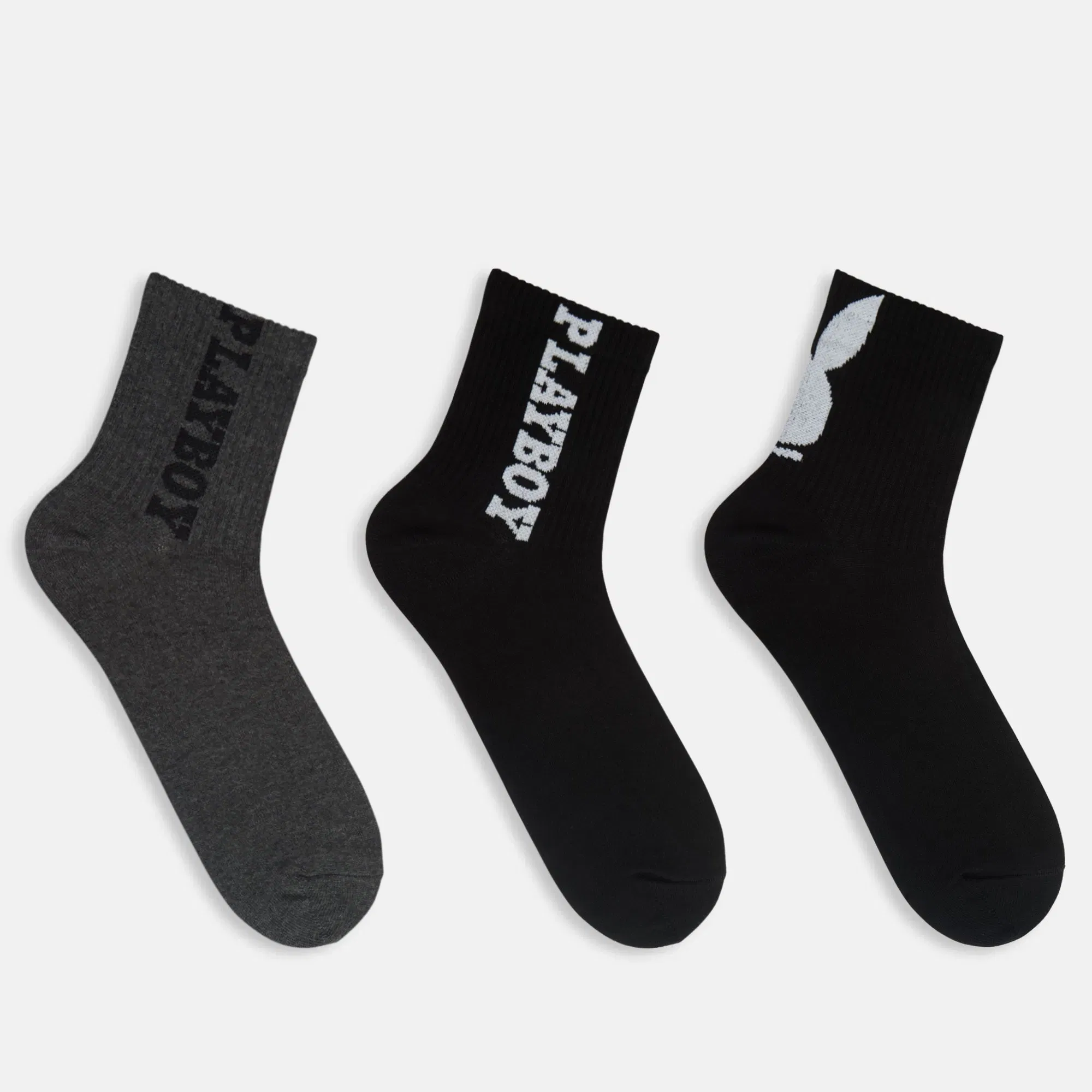 Men's Playboy Themed High Ankle Socks