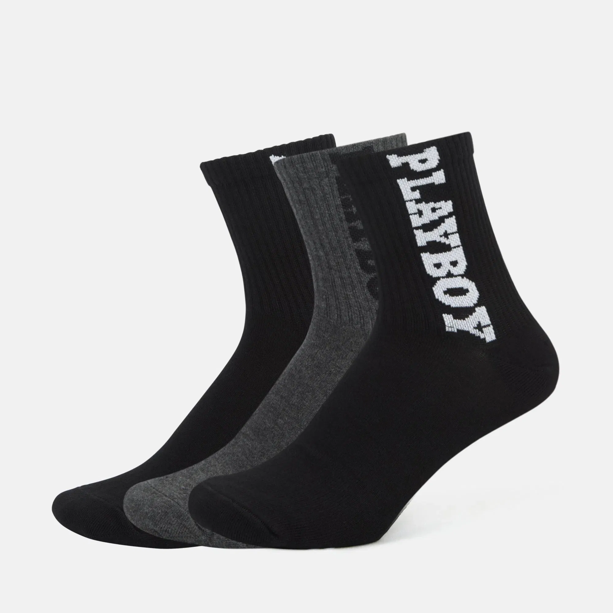 Men's Playboy Themed High Ankle Socks