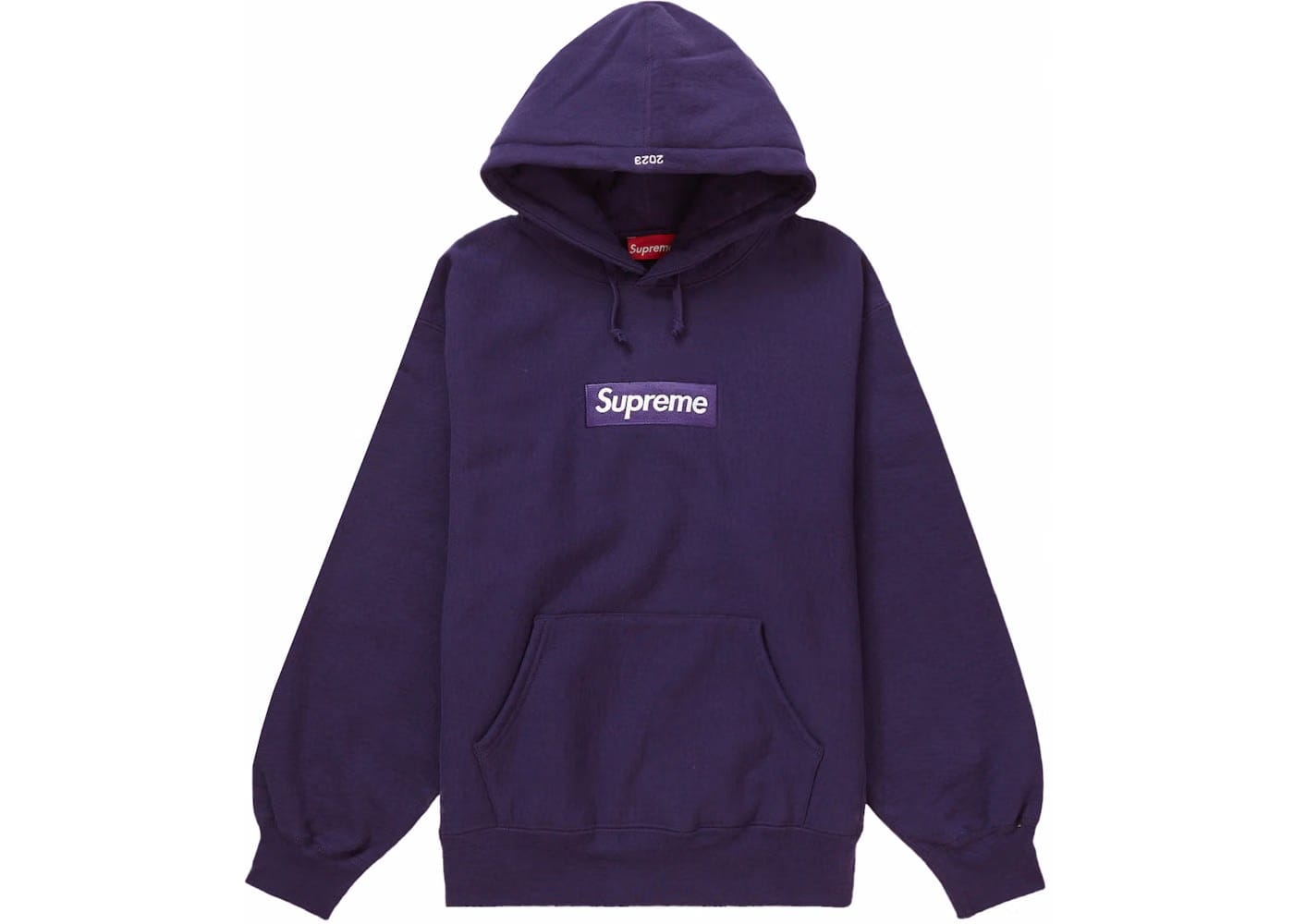 Supreme Box Logo Hoodie (FW23) Dark Purple