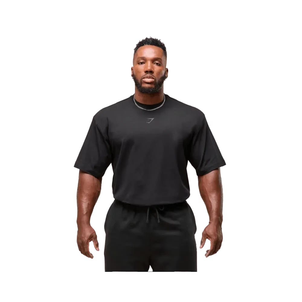 Gymshark Power T-Shirt Oversized Fit Black