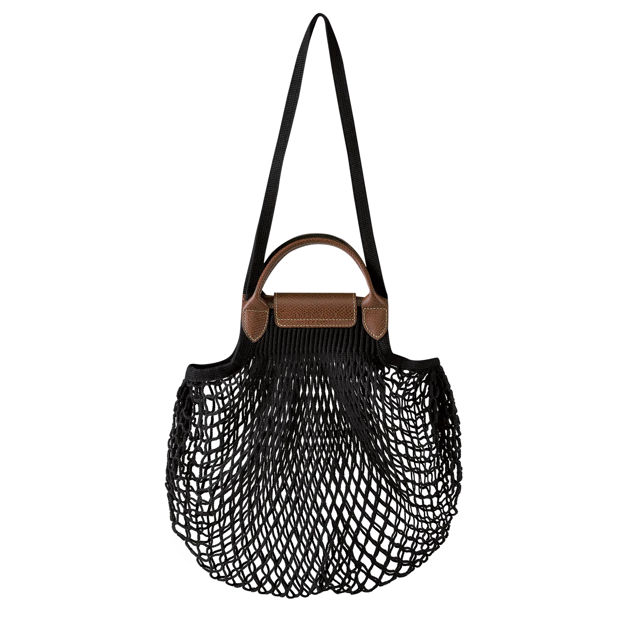 Longchamp Le Pliage Filet L Mesh bag Black