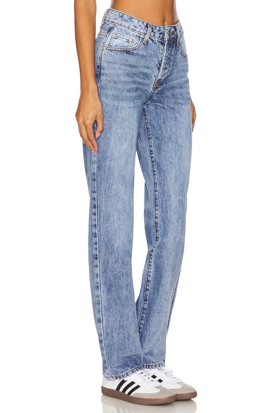 superdown Lanie Jean in Mid Blue Wash