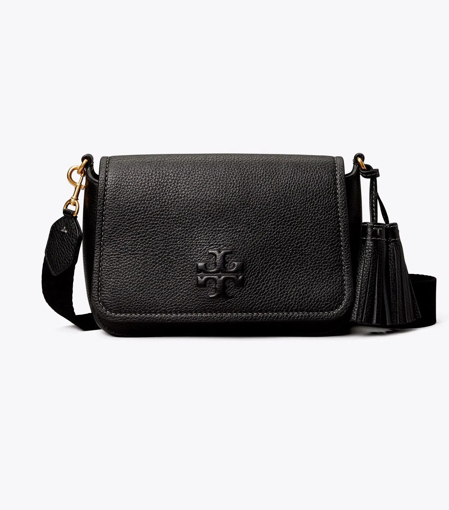 Leather Flap Crossbody
