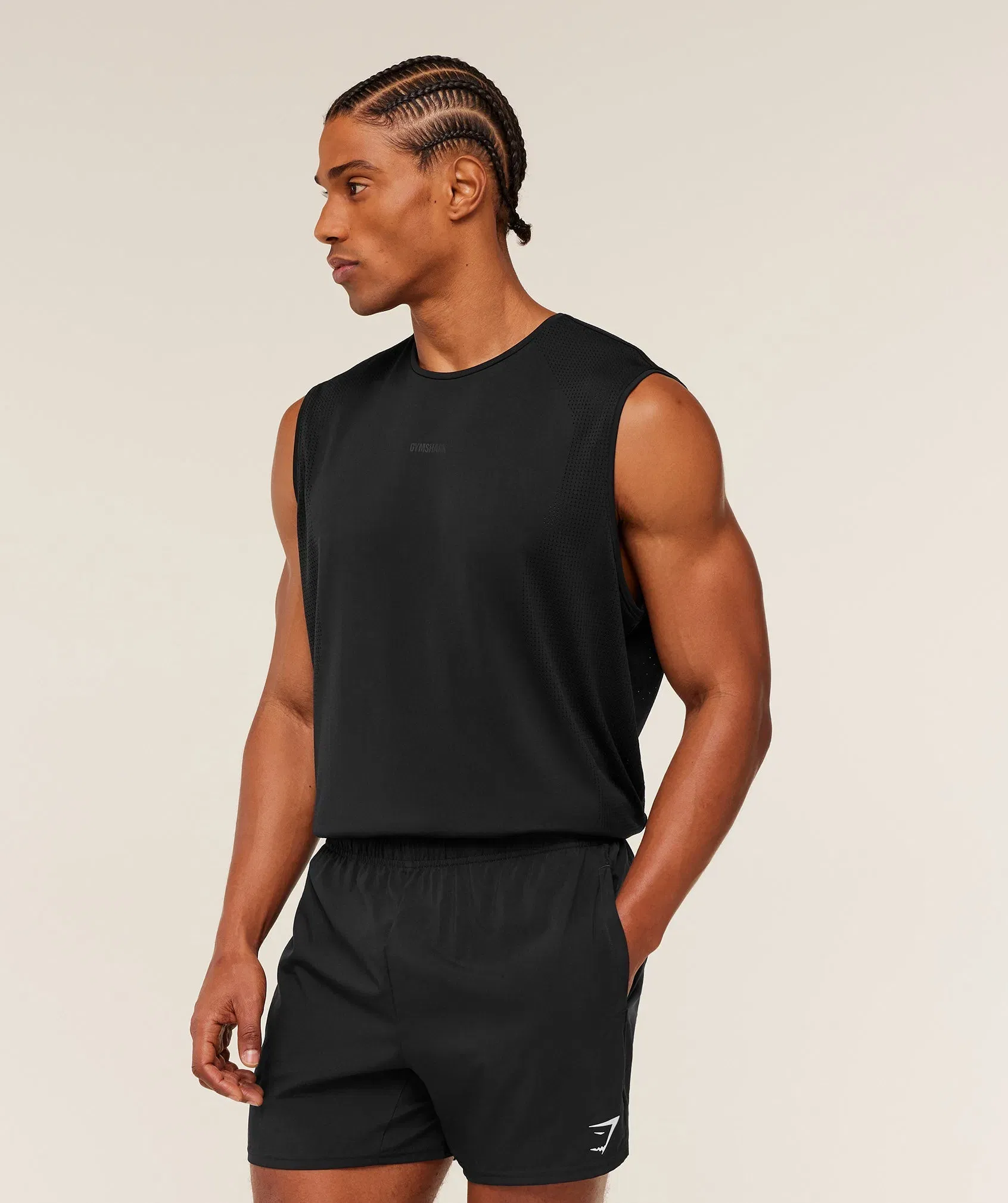 Gymshark Distance Seamless Tank - Black