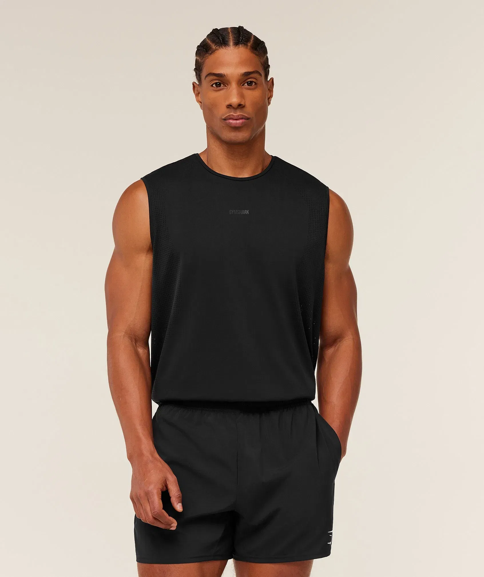 Gymshark Distance Seamless Tank - Black