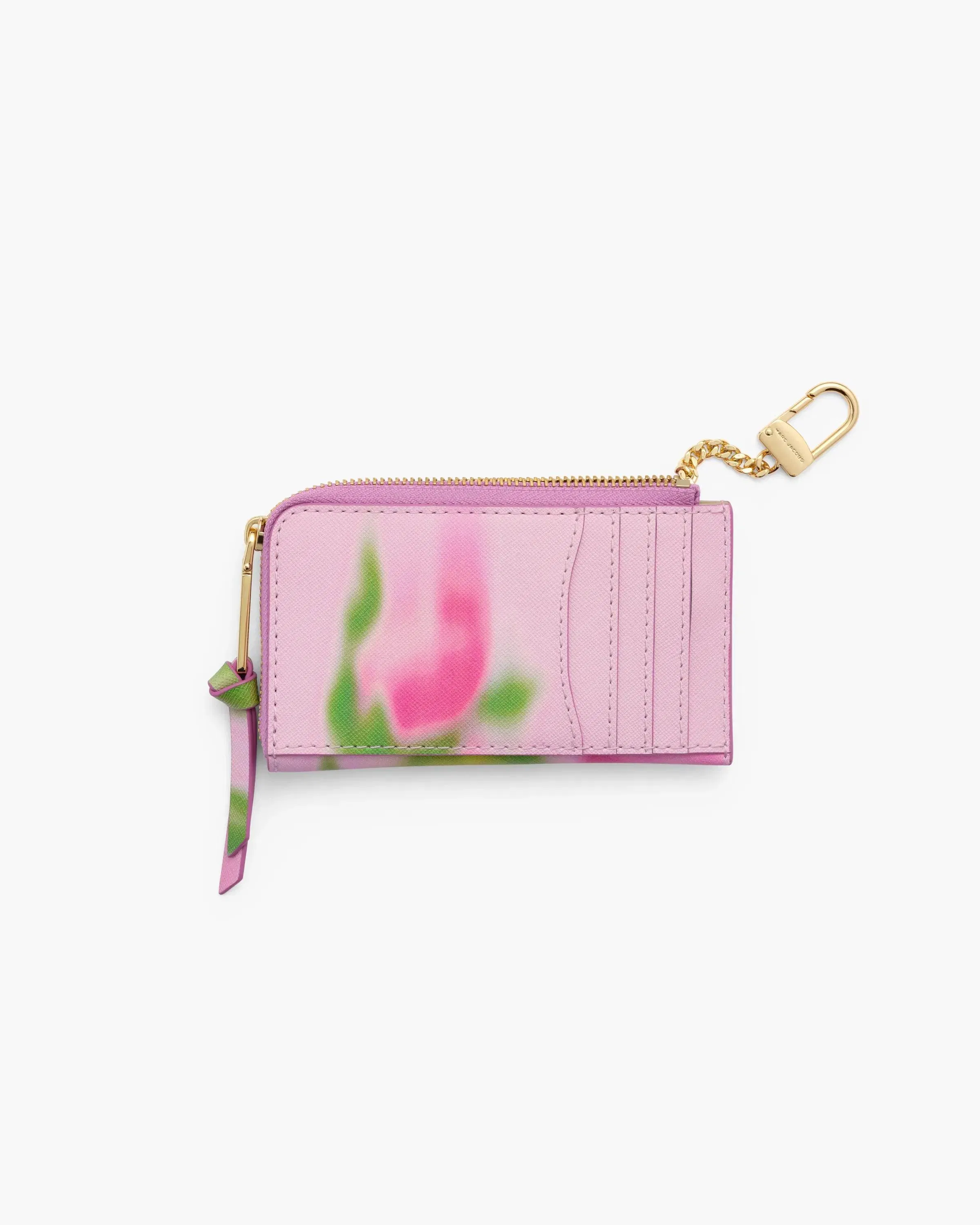 The Blurred Floral Snapshot Top Zip Multi Wallet
