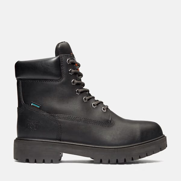 Timberland Pro Direct Attach 6" Waterproof Insulated Steel-Toe Work Boot Black Men'S
