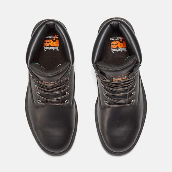 Timberland Pro Direct Attach 6" Waterproof Insulated Steel-Toe Work Boot Black Men'S
