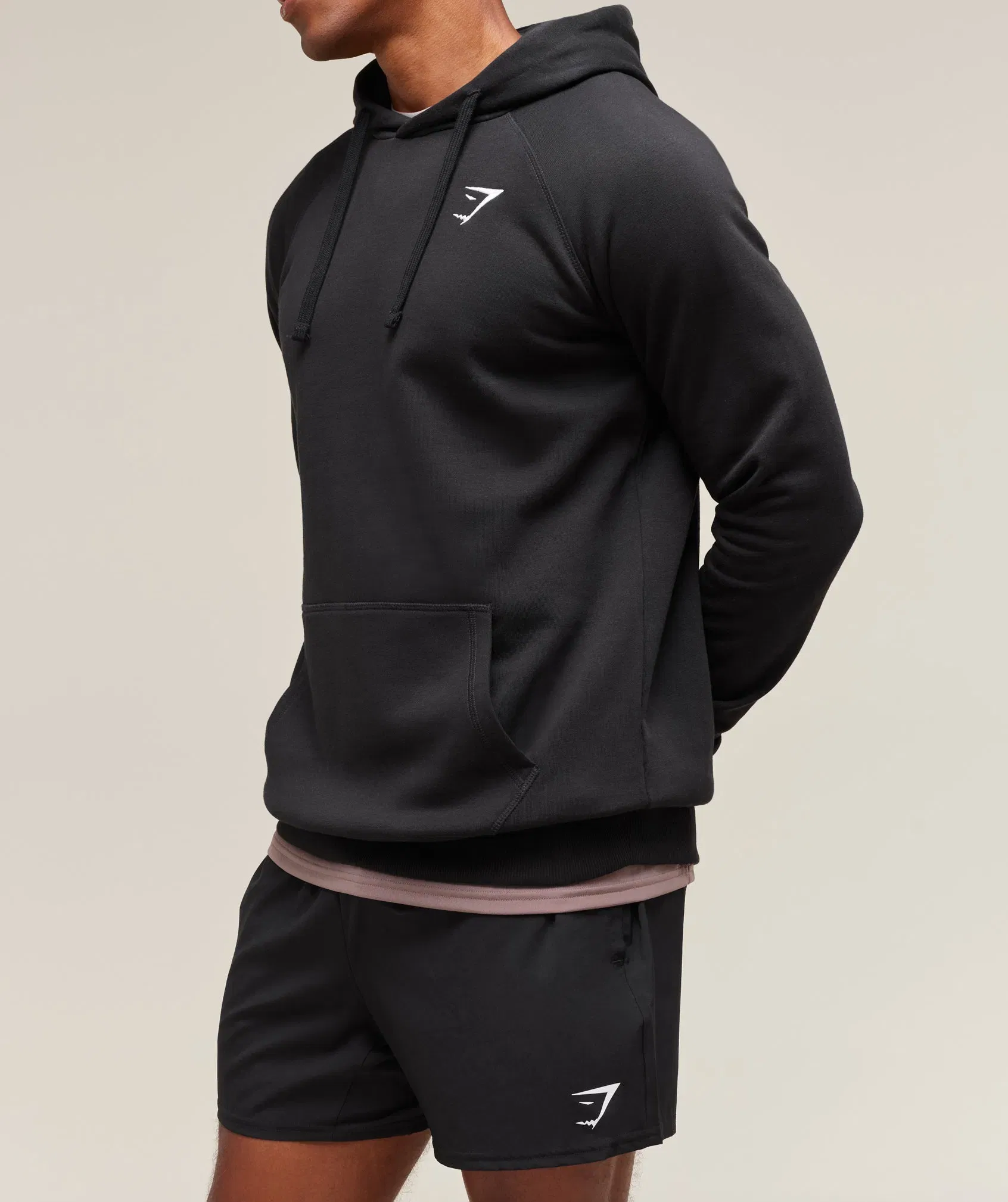 Gymshark Crest Hoodie - Black