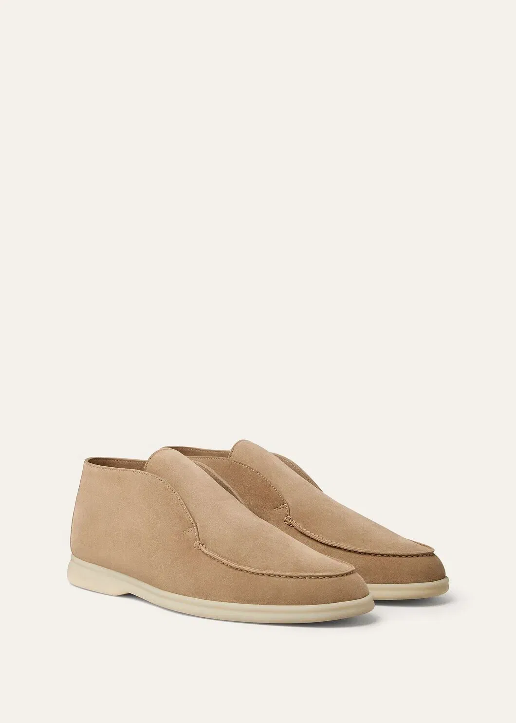 LoroPiana Open Walk Boot Dark Birch