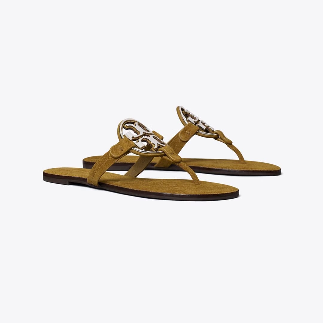 Tory Burch Metal Miller OLIVE TWIG / SILVER