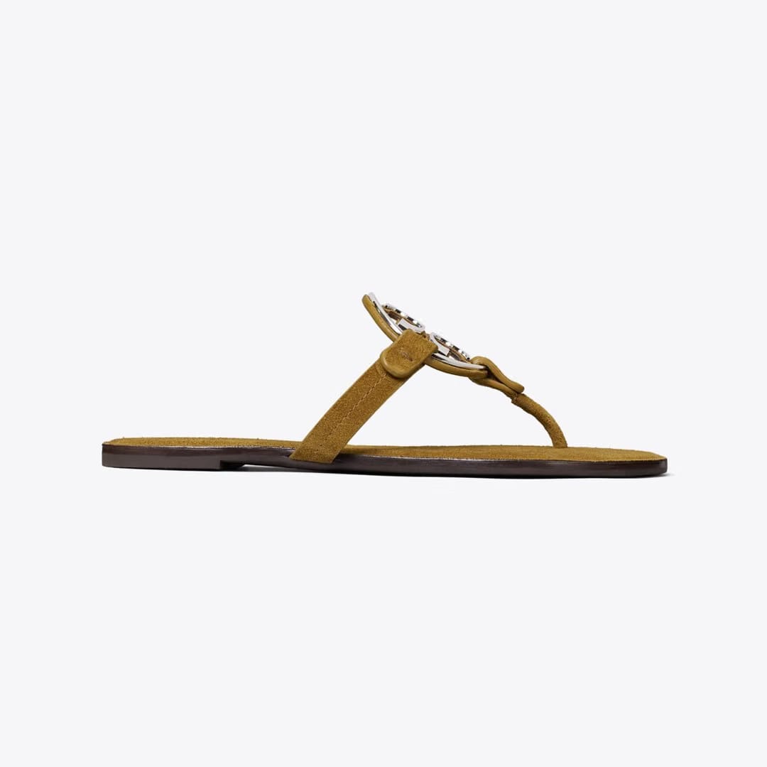 Tory Burch Metal Miller OLIVE TWIG / SILVER