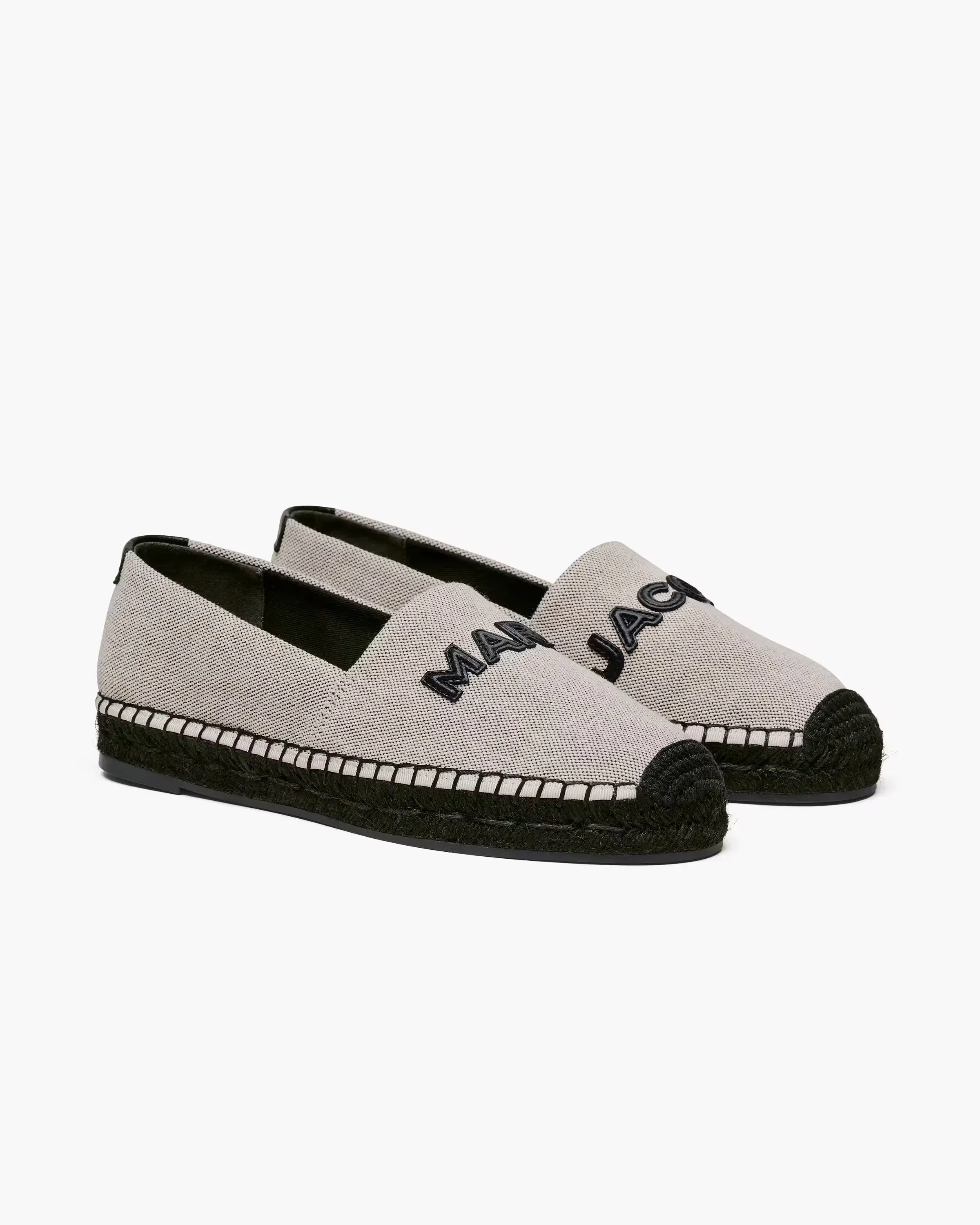 Marc Jacobs The Canvas Logo Espadrille Ivory/Black