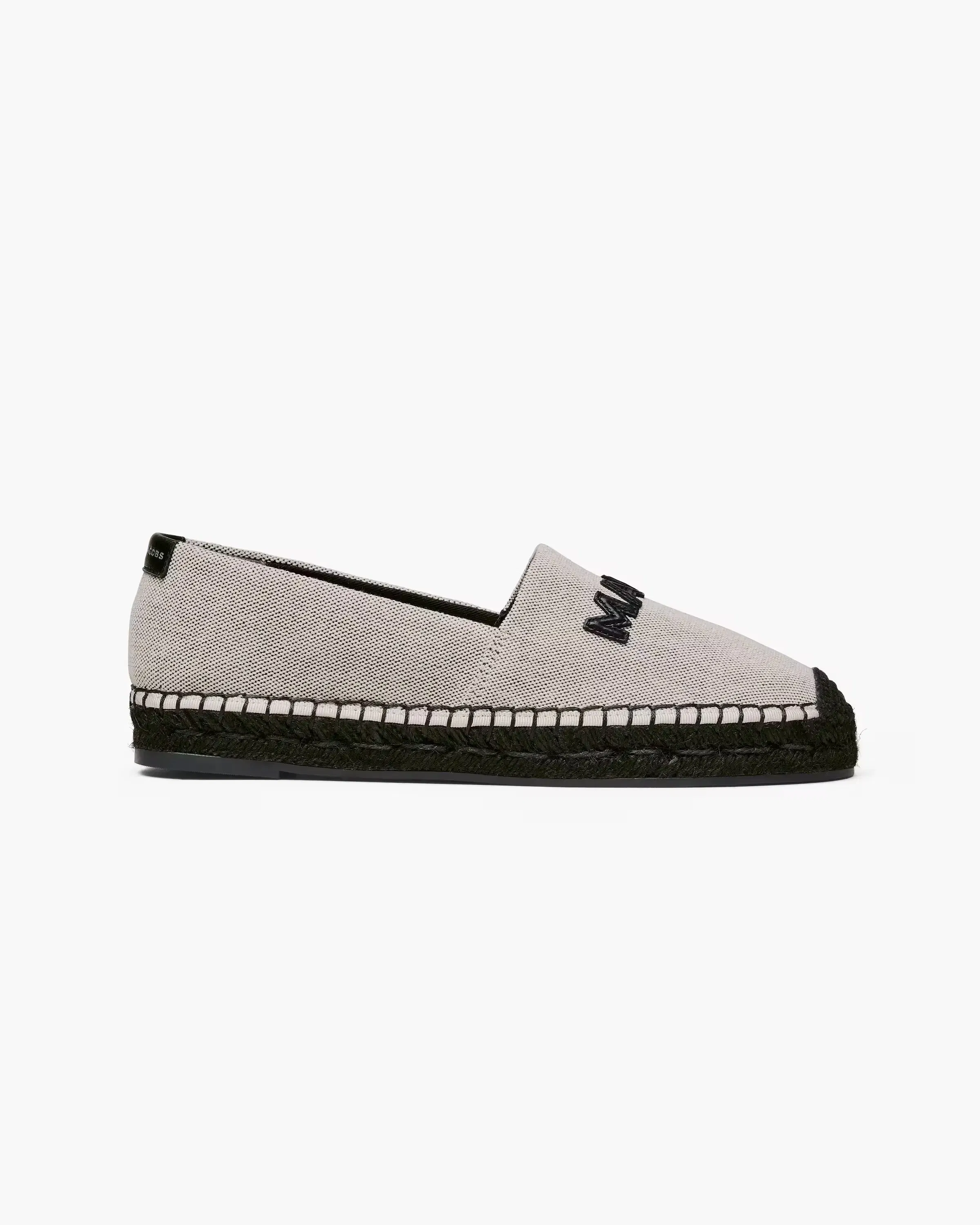 Marc Jacobs The Canvas Logo Espadrille Ivory/Black
