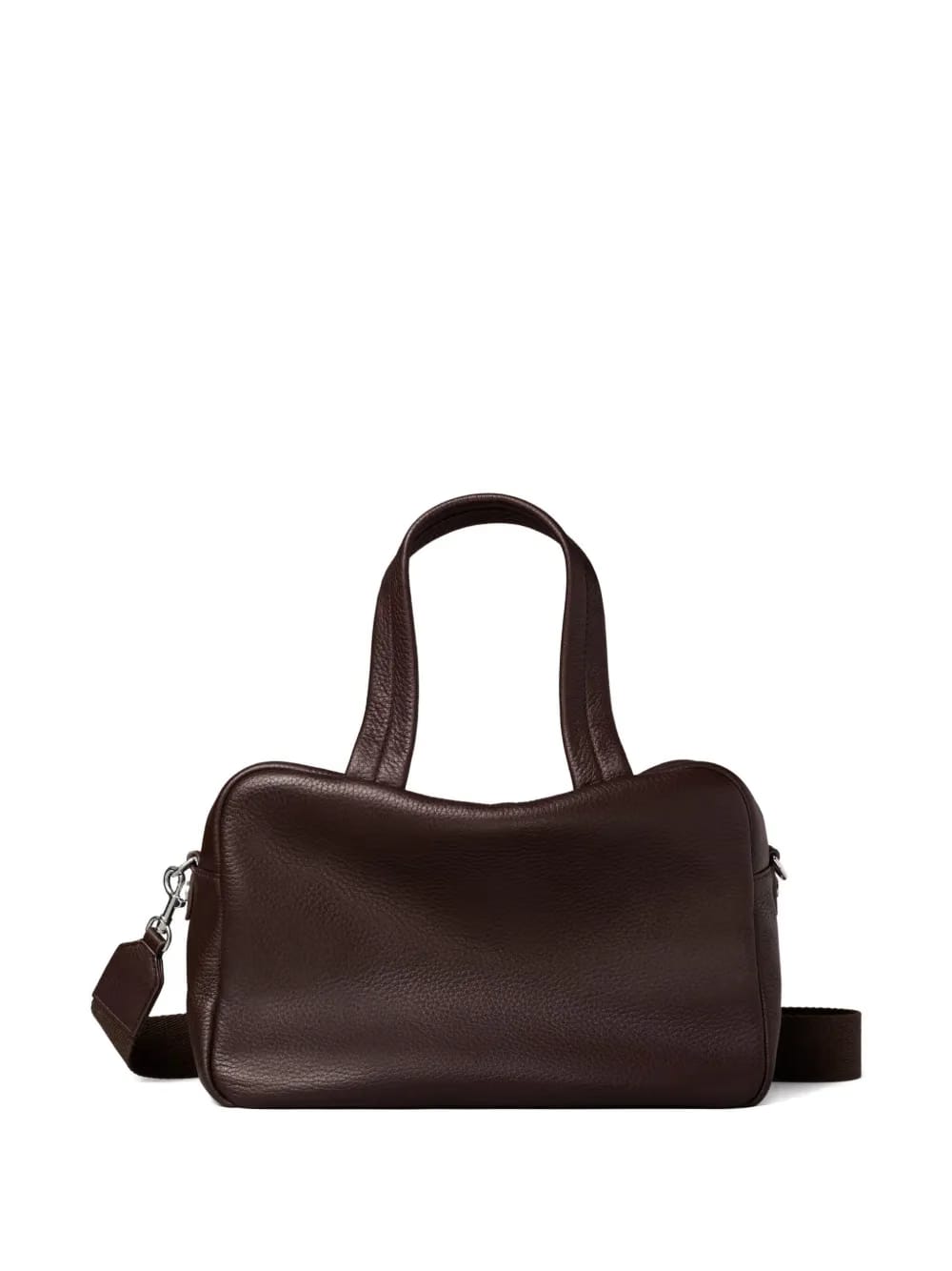 Minimalist leather tote bag