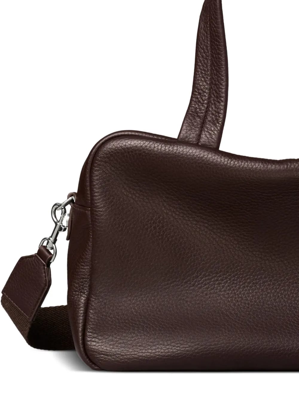 Minimalist leather tote bag