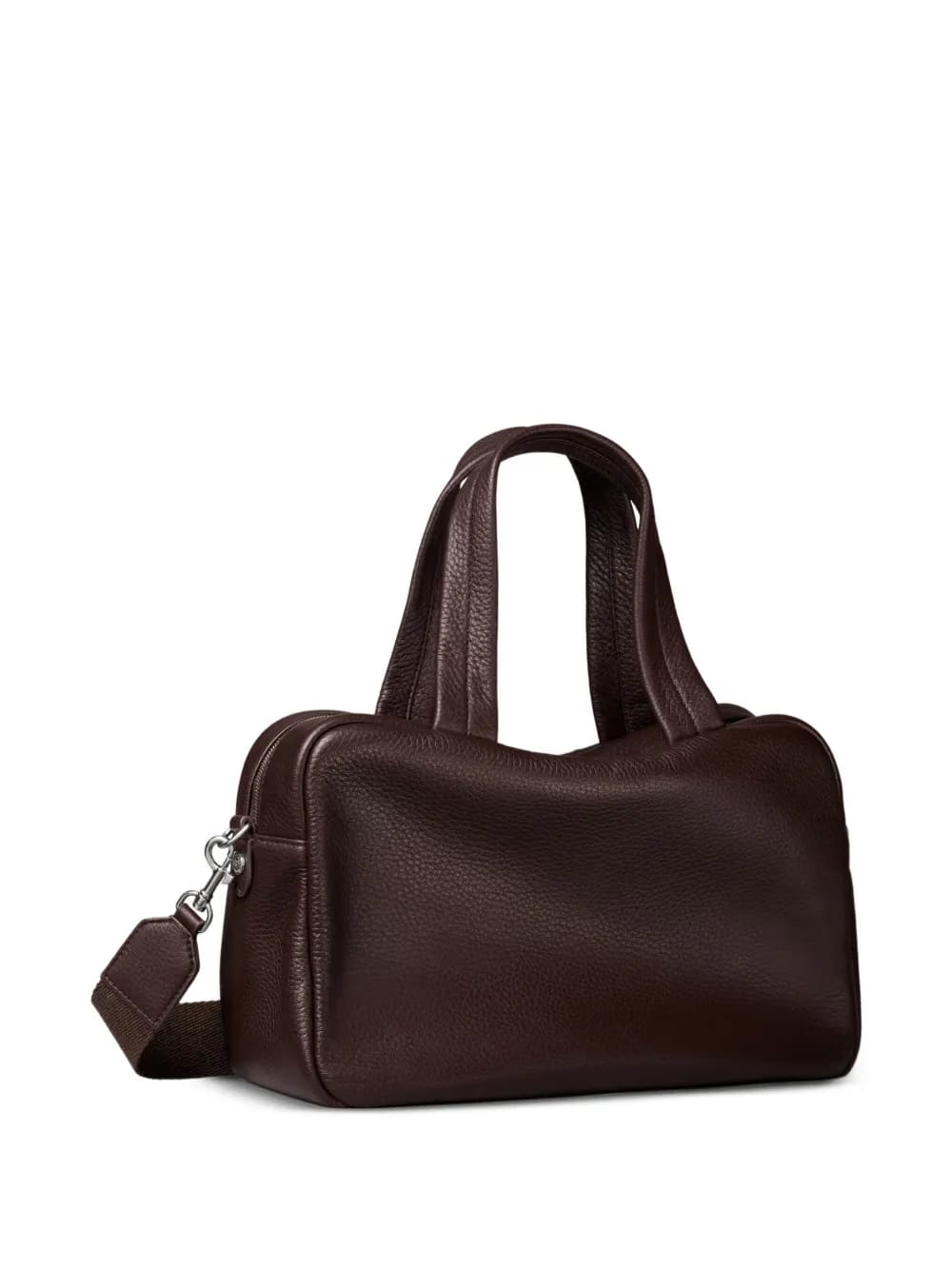 Minimalist leather tote bag