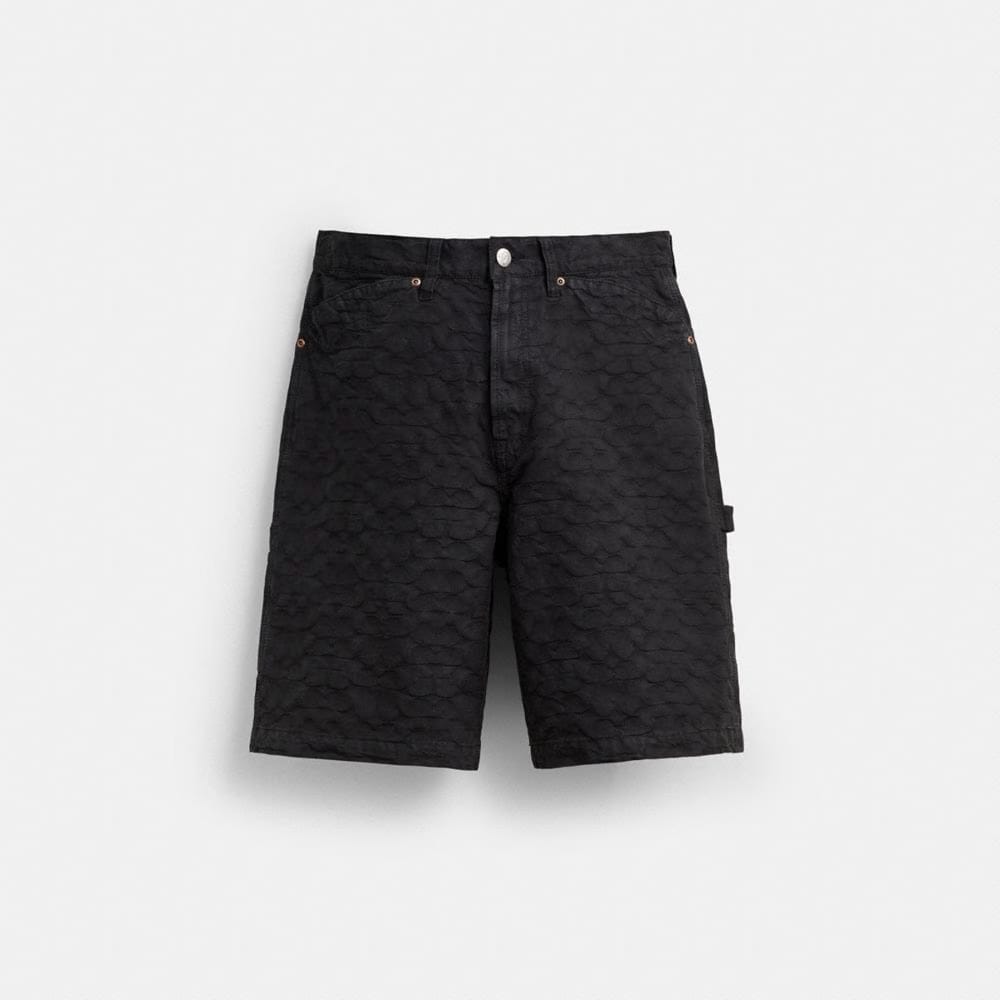 Coach Coach | Brain Dead Denim Shorts Black Signature
