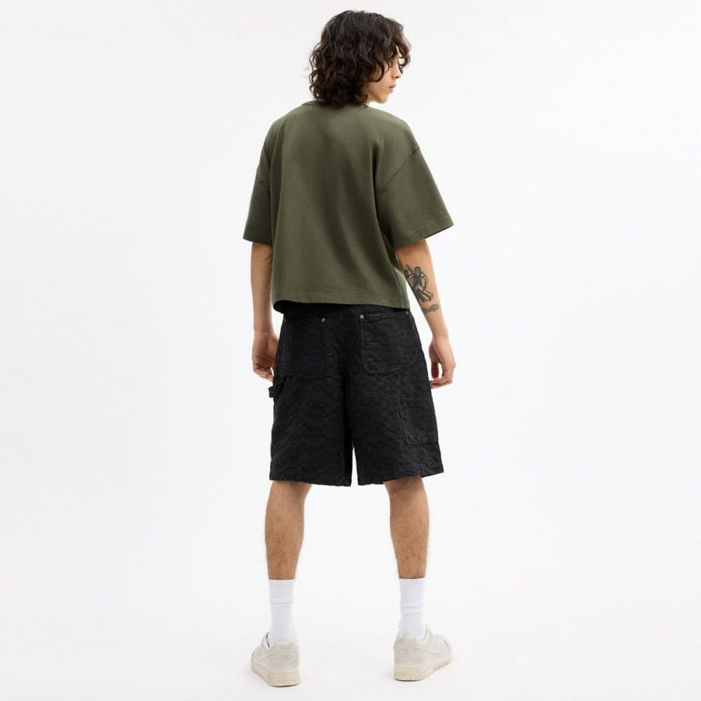 Coach Coach | Brain Dead Denim Shorts Black Signature
