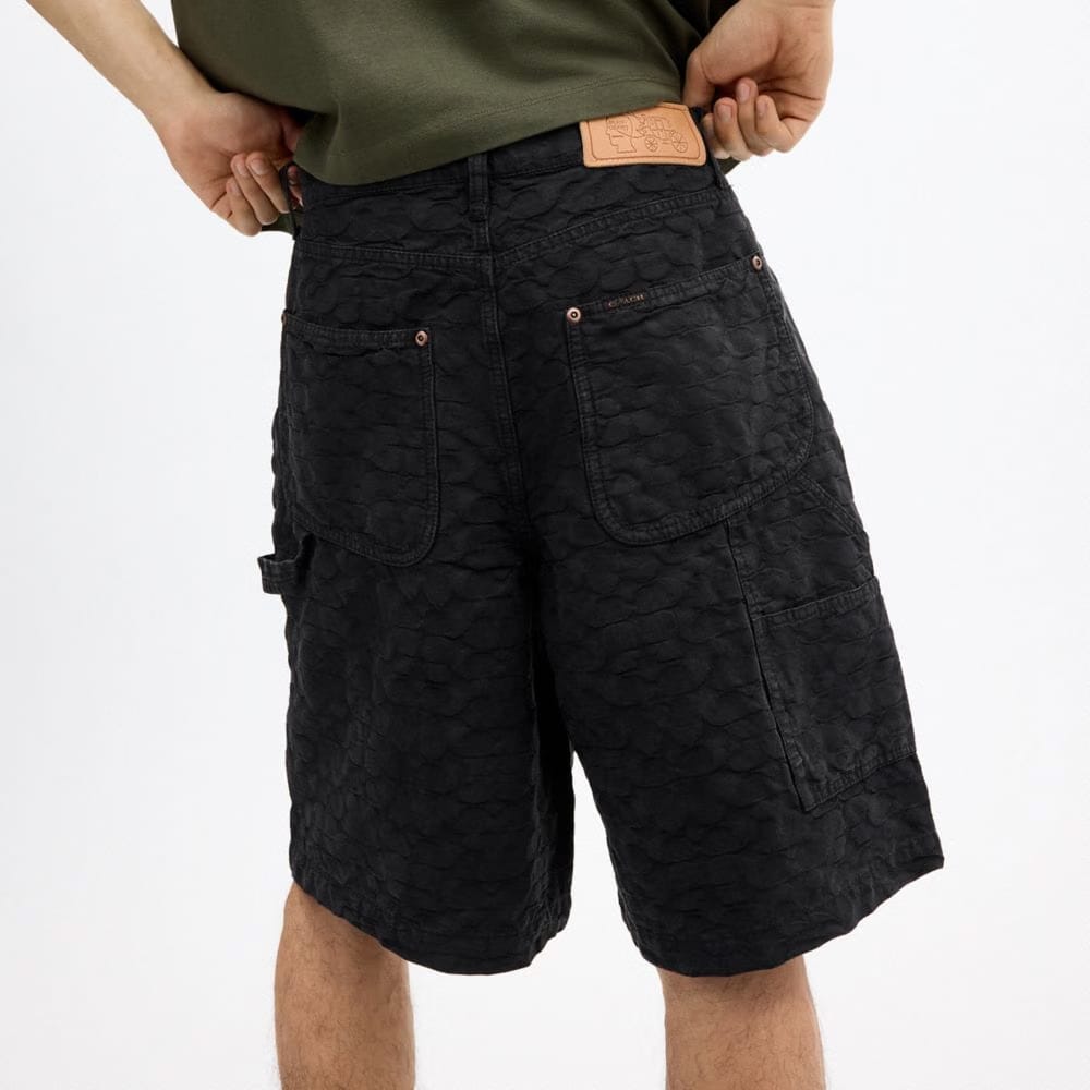 Coach Coach | Brain Dead Denim Shorts Black Signature