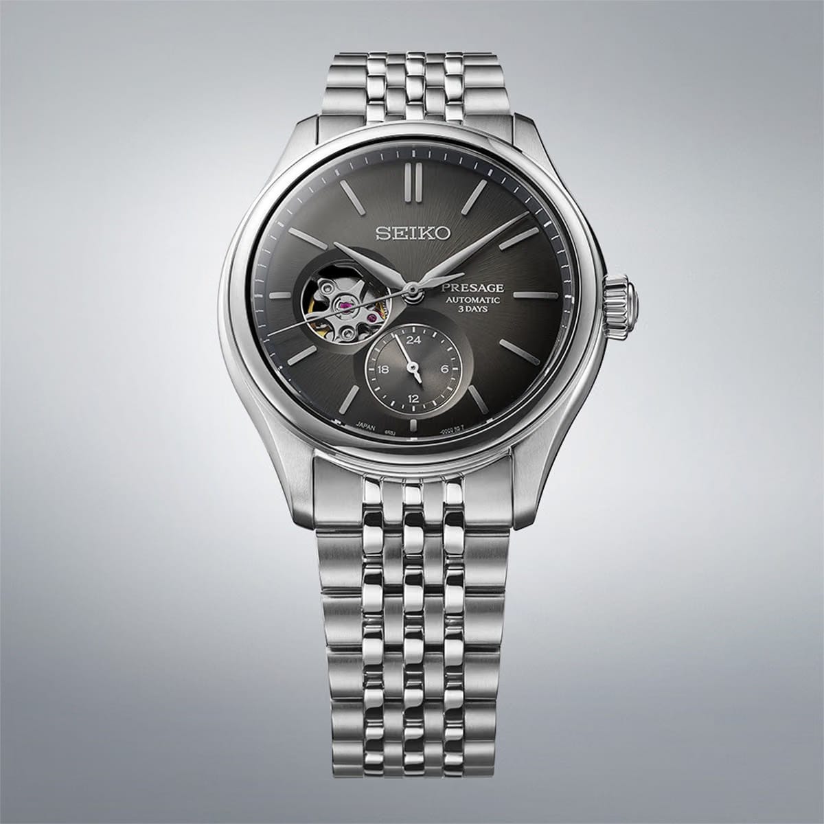 Seiko Presage Classic Series Sumi-Iro Open Heart - White - SPB471J1