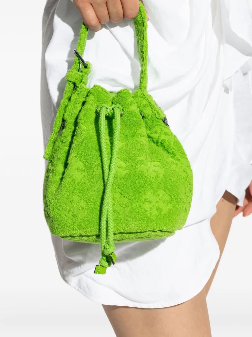 mini T Monogram Terry bucket bag