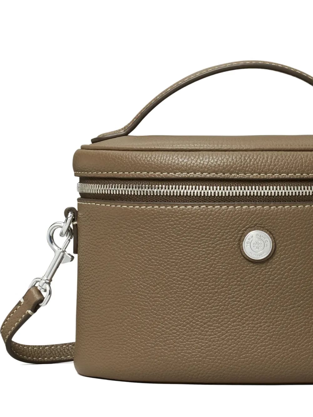 pebble top-handle vanity case