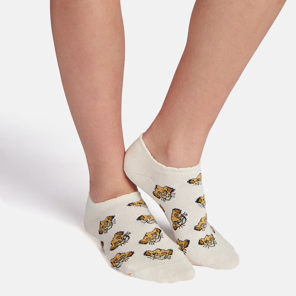Women’s Disney Animals Printed Ankle Socks