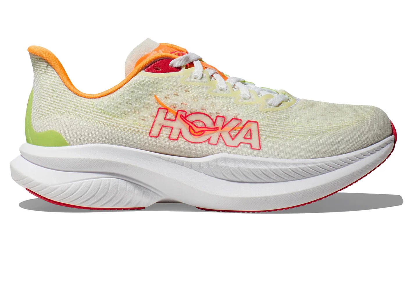 Hoka One One Mach 6 White Lettuce Womens