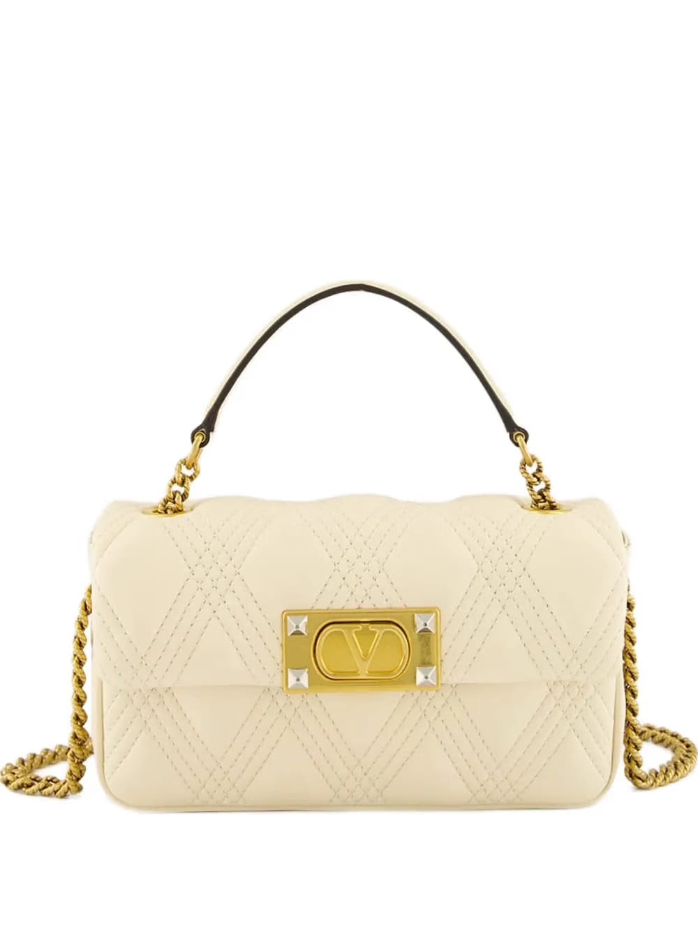 Quiltie 67 leather shoulder bag