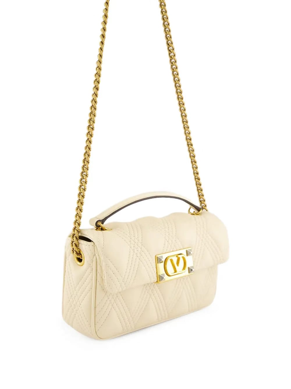Quiltie 67 leather shoulder bag