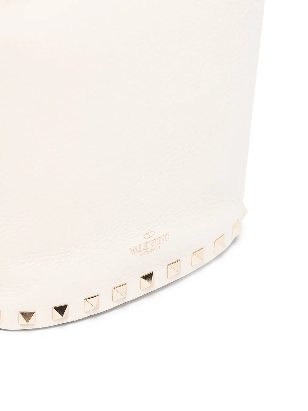 Rockstud leather mini tote bag