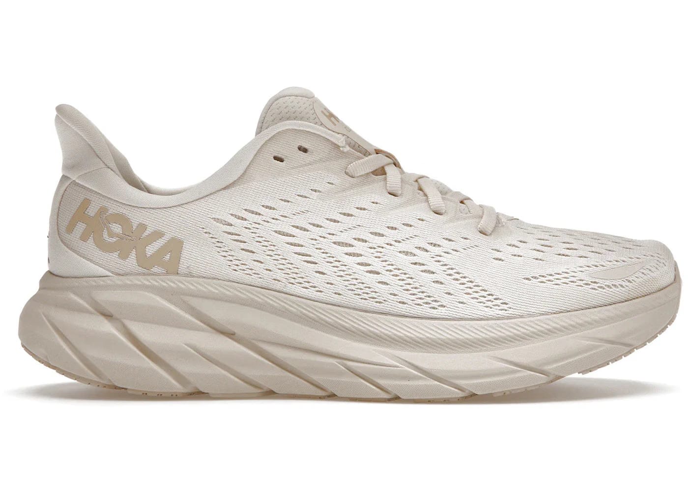 Hoka One One Clifton 8 Eggnog Shifting Sand Womens